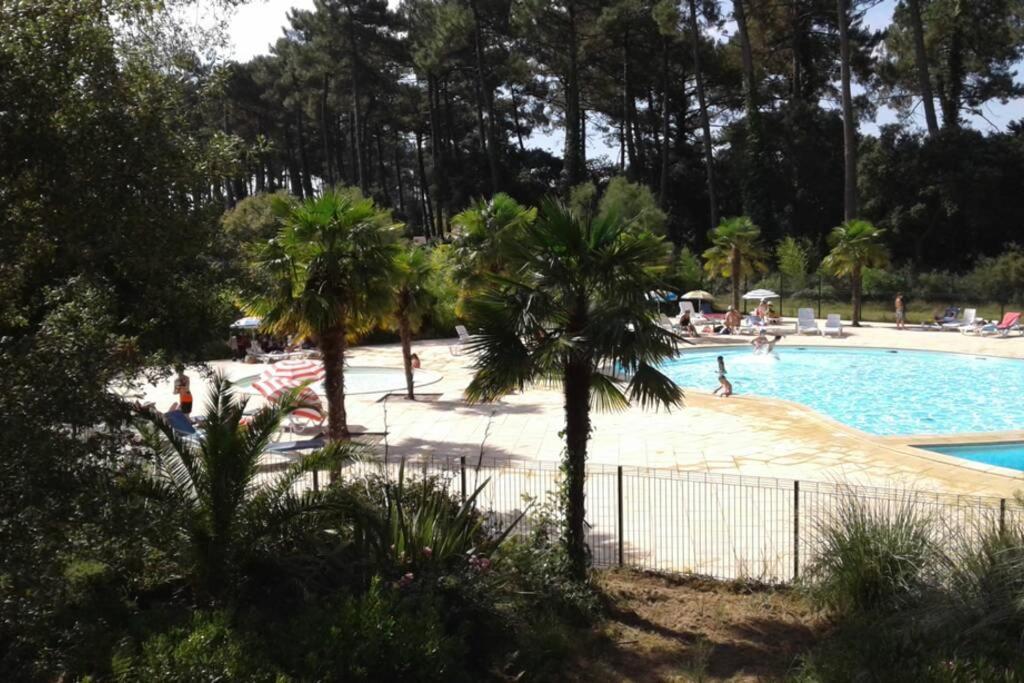 T2 Antigua Ondres Plage Avec Piscine Et Tennis Dış mekan fotoğraf
