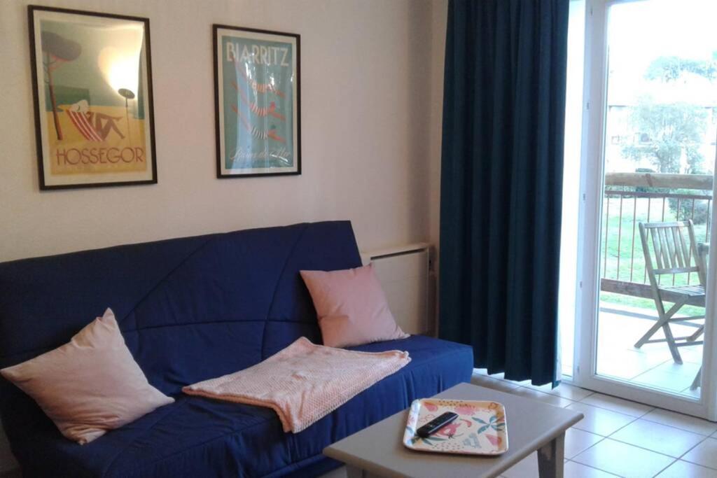 T2 Antigua Ondres Plage Avec Piscine Et Tennis Dış mekan fotoğraf