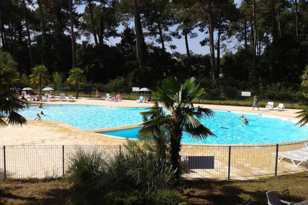 T2 Antigua Ondres Plage Avec Piscine Et Tennis Dış mekan fotoğraf